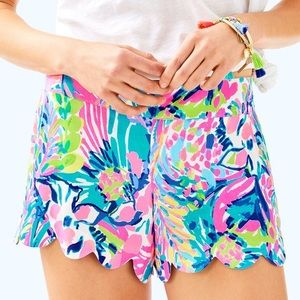 Lilly pulitzer gumbo limbo shorts xl dahlia
